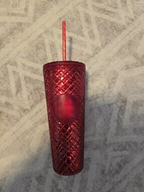 Starbucks Red Diamond Cut Tumbler